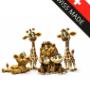 3D-gedrucktes Tier-Spielset mit Löwen und Giraffen in detailreichem Design. Gefertigt aus hochwertigem PLA+ – perfekt zum Spielen und Sammeln.