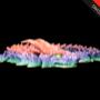 Beweglicher 3D Drache Rainbow – Spielzeug Drache aus 3D Druck – Swiss Made