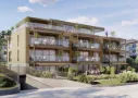 3D Visualisierung Mehrfamilienhaus Fassadenansicht