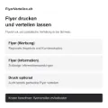 Flyer (Werbung) mit Druck und Verteilung
